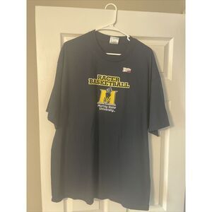 Mens Murray State University Racers Basketball T Shirt Size XL New